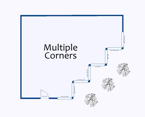 Multiple Corners Façade
